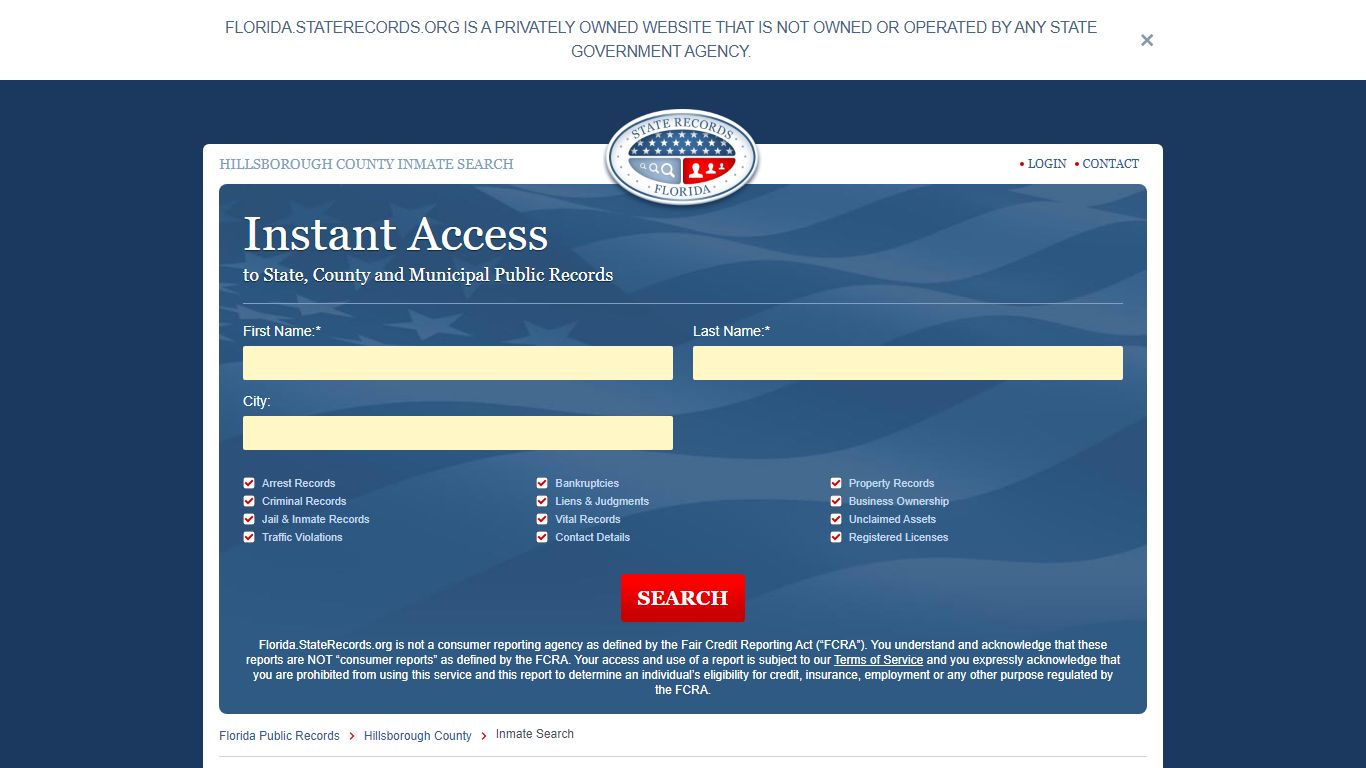 Hillsborough County Inmate Search - Florida State Records